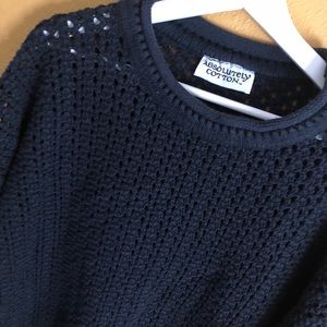 Oversized knitted sweater